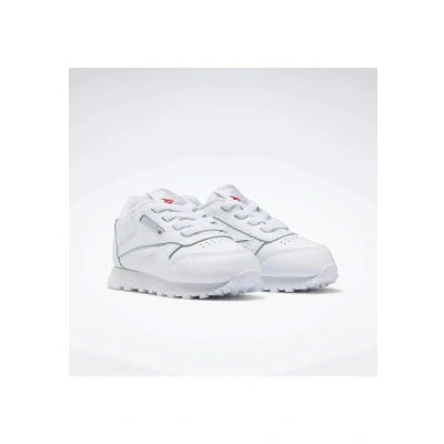 Image of Reebok Unisex Baby Cl Lthr Gymnastics Shoe, Ftwwht, 4 UK Child