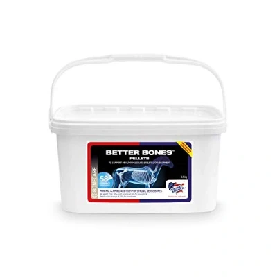 Image of Equine America Better Bones Pellets Premium Ready To Use Horse &amp; Pony Supplement Support for healthy Musculo skeletal development 3.5kg