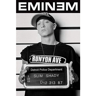 Image of Close Up Eminem Poster criminal records (61cm x 91,5cm) + plus fabulous protective gift tube