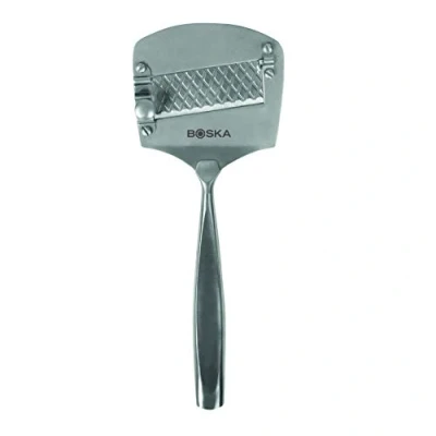 Image of Boska Parmesan Cheese Slicer Monaco+ / Very Hard Cheeses/Stainless Steel/Also for Truffles, Mushrooms and Vegetables/Silver