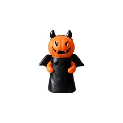 Image of Gkaopi Halloween Table Decoration Ghost Pumpkin Resin for Party Window Mantel Tabletop Holidays Centerpiece Decor
