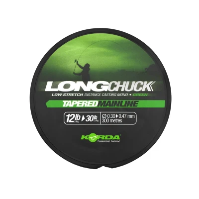 Image of Korda LongChuck Tapered Mainline Green Nylon 300m 0,27mm Monofilament