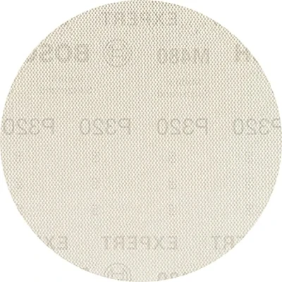 Image of Bosch Professional 50x Expert M480 Sanding Net (for Hardwood, Paint on wood, Ø 150 mm, Grit 320, Accessories Random Orbital Sander)