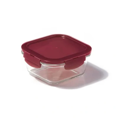 Image of Lock &amp; Eco 500ml Square Oven Glass Container