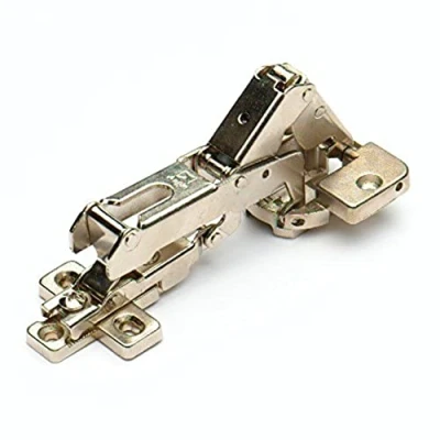 Image of Merriway BH07398 (20 Pcs) Slide On Sprung Full Overlay Kitchen Cabinet Wardrobe Concealed Hinges, Zinc Plated 35mm 190 Degree Pack of 20 Pieces