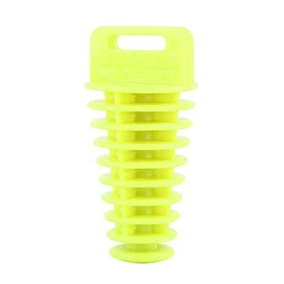 Image of Muffler Tail Pipe Exhaust Silencer Wash Plug Bung for 2 and 4 Stroke Motorcycle Dirt ATV Quad(Fluorescence Yellow) other modification