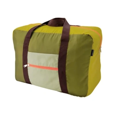 Image of LIZ Folding Leisure Travel Bag REMEMBER, Olive Beige, Freizeit /Reisetasche