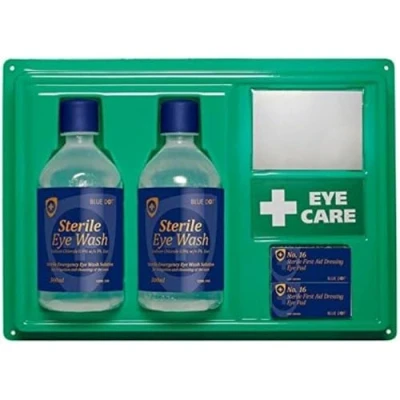 Image of Blue Dot Sterile Eye Care Point Station, Green