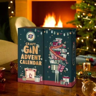 Image of Craft Gin Club Advent Calendar 25 x 50ml Gins for Adults Featuring Tarquin&#039;s Gin, Salcombe and more