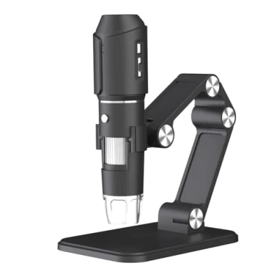 Image of Ohsilv Wireless Microscope,WiFi USB Digital Handheld Microscope, 50 to 1600x Magnification 8 LED with Metal Stand