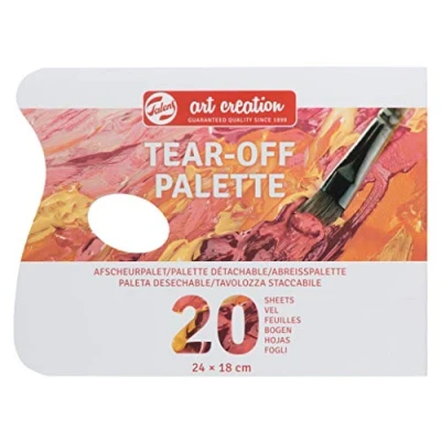 Image of Talens Art Creation Tear Off Palette, Paper, Brown, 24 x 18 cm