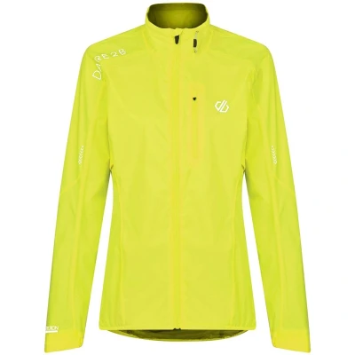 Image of Dare 2B Dare2b Womens/Ladies Mediant Waterproof Shell Jacket Yellow Size 8 UK