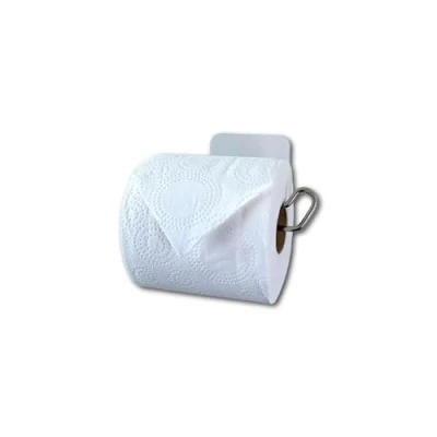 Image of Stainless Steel Toilet Roll Holder, Self Adhesive Paper Holder For Bathroom, Toilet, Washroom