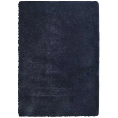 Image of vidaXL Shaggy Rug High Pile NAVARRA Navy 240x340 cm Polyester