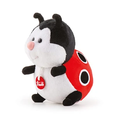 Image of Trudi Trudino Ladybug Plush Toy Small, Soft Stuffed Animal Gift for Children and Adults, Ideal Christmas Birthdays, Washable, Made in Italy Tradition