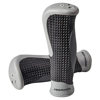 Image of Schwinn Ergonomic Tri Layer Gel Comfort Bicycle Grip, Black Small