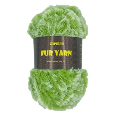 Image of Zarela Fur Yarn 50g (1228) Green