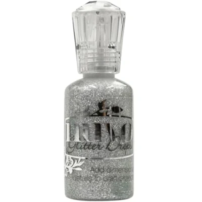 Image of Tonic Studios Nuvo Glitter Drops Silver Moondust, Other, Multicoloured