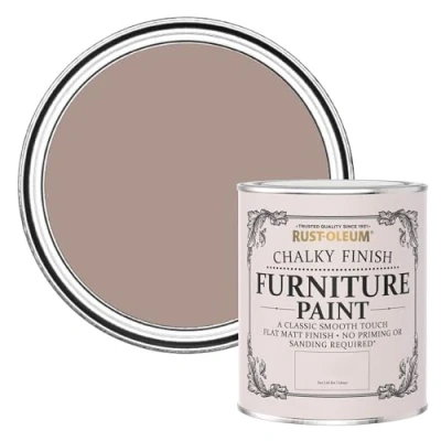 Image of Rust Oleum Pink Upcycled Furniture Paint in Chalky Finish Haversham 750ml