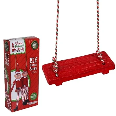 Image of Widdle Gifts Elf Swing Seat Christmas Behavin&#039; Badly Accessories Ideal for your Naughty