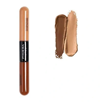 Image of AQUAPURITY PHOERA® Sculpt &amp; Highlight Concealer Contour Foundation Oil Control Face Dual Shadow Repair MakeUp (104 CINNAMON, ONE SIZE)