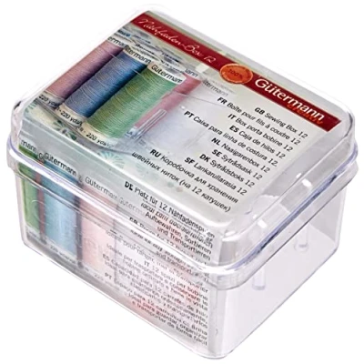Image of Gutermann Sewing Thread Box: 12 Spool