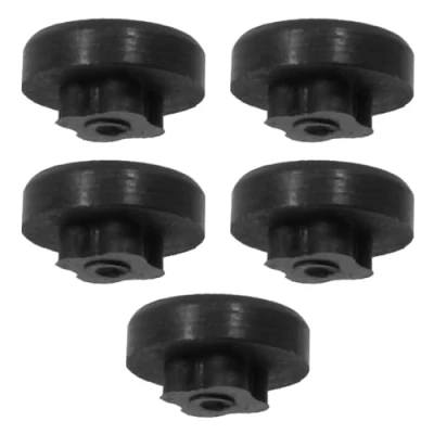 Image of SPARES2GO Hob Burner Pan Support Rubber Buffer Feet for Smeg Oven Cooker (Pack of 5) Fitment List C
