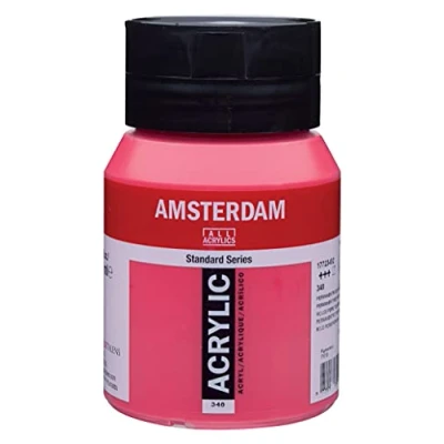 Image of Amsterdam Standard Series Acrylic Jar 500 ml Permanent Red Purple 348 (17723482)