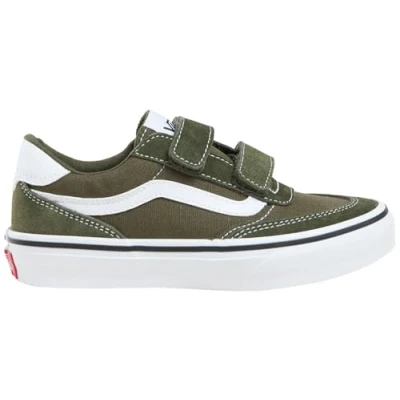 Image of Vans Brooklyn LS V Sneaker, Leaf White, 4.5 UK