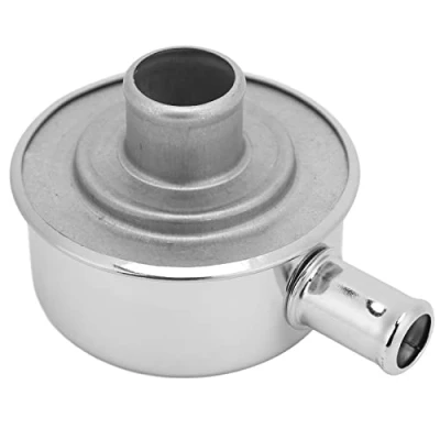 Image of Round Push In Breather, Valve Cover Breather Style Highly Polished Device for SBC BBC SBF 350