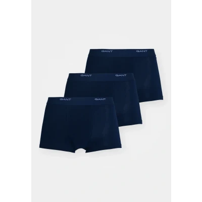 Image of GANT Men&#039;s Core Trunk 3 Pack Underwear, Navy, One Size (Pack of 3)