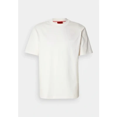 Image of HUGO Dapolino Basic Tshirt, Men&#039;s, Size: XL, Ecru