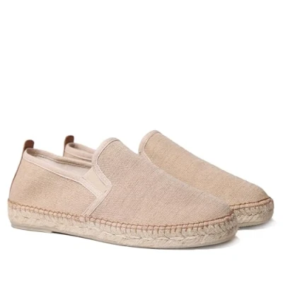 Image of Toni Pons, Dallas, Men&#039;s Espadrille Beige Bi Material, Torrat Tobacco, 9 UK