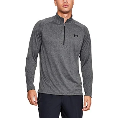 Image of Under Armour Mens UA Tech 2.0 1/2 Zip Sweater Carbon Heather 3XL