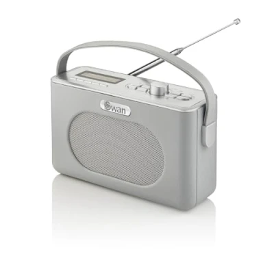 Image of Swan Retro DAB Bluetooth Radio Grey