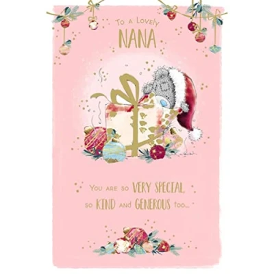 Image of Me To You Bear Nana Christmas Card