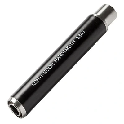 Image of KOH I NOOR 5343 Chalk holder made of metal for round 9 10 mm chalk, black 1 PIECE