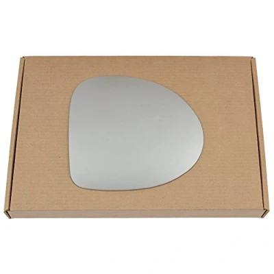 Image of Less4spares Wing Mirror Glass Right Compatible with Renault Twingo 2007 2010 STICK ON Driver Off Side Convex