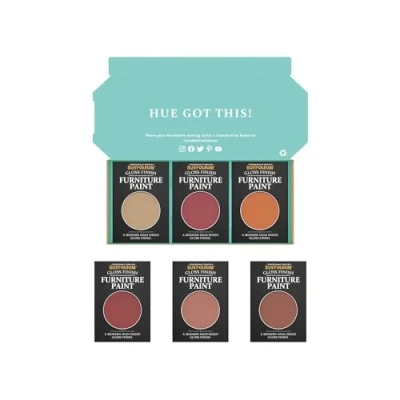 Image of Rust Oleum Furniture Paint in Gloss Finish Fiery Shades Tester Box