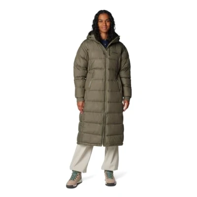 Image of Columbia PIKE LAKE II LONG Jacket Winter coat, Women&#039;s, Size: Medium, Stone green