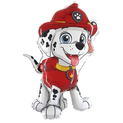 Image of Toyland® 86cm (34&quot;) Giant Jumbo Size Paw Patrol Marshall Character Foil Balloon Kids Party Balloons