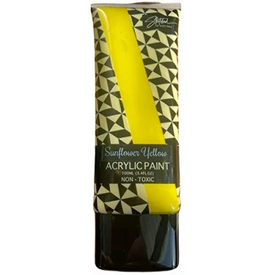 Image of Sketched SUNFLOWER YELLOW 100ML ACRYLIC PAINT