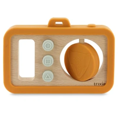 Image of Trixie Wooden Silicone Camera Mr Fox