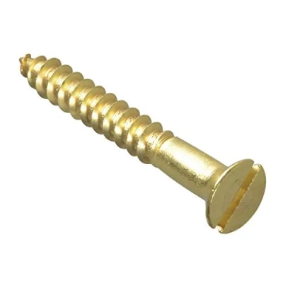 Image of ForgePack Wood Screws Solid Brass 1 1/2&quot; x 10 Pack 8