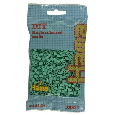 Image of Hama Beads Bag Approx. 1000 Midi Fuse Mosaic Decoration Arts &amp; Craft for Creative Children Ages 5+ Aqua