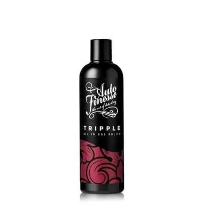 Image of Auto Finesse Tripple All in One Polish Car &amp; Wax 500ml Paint Correction, Gloss Enhancement, Protection Truly British