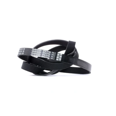 Image of 6x2160 V ribbed belt DAYCO 6PK2160 2160,0mm 6 MERCEDES BENZ: C Class Saloon, E MAZDA: MX 5 3, Hatchback, HYUNDAI: ix35