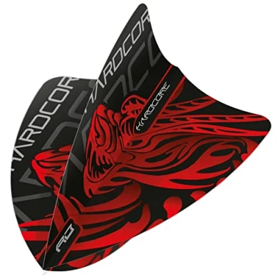 Image of RED DRAGON Jonny Clayton Hardcore Freestyle Dart Flights 3 Sets Per Pack (9 in Total)