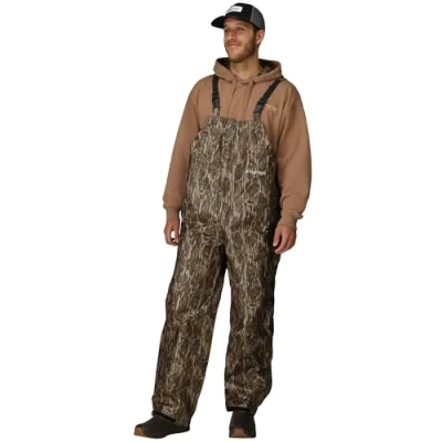 Image of FROGG TOGGS Men&#039;s Classic Pro Advantage Waterproof Breathable Rain Bib, Mossy Oak Bottonland, XX Large