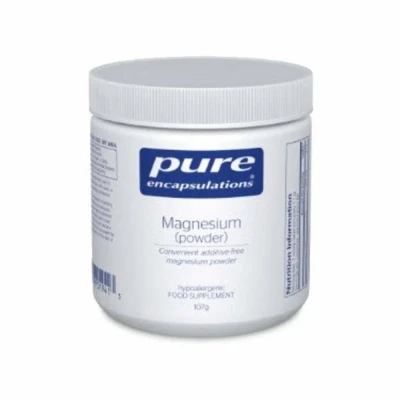 Image of Pure Encapsulations Magnesium (Powder) 250mg Bioavailable Citrate Supplement 107 Grams